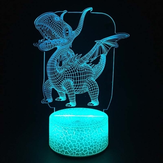Dinosaur 3D lampe